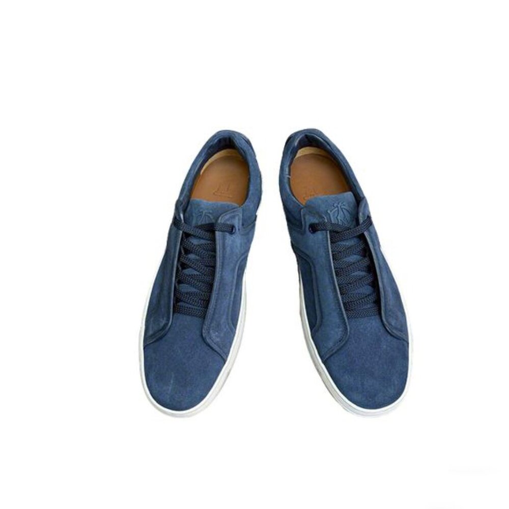 Dunhill Mens Casual Sneakers Dark Blue